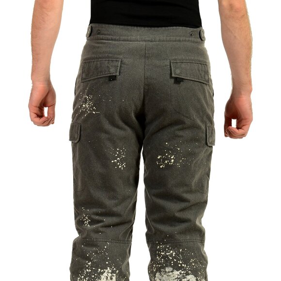 Emporio Armani EA7 Men's Wool Painted Insulated Snow Pants US M IT L EU 50 - Picture 3 of 6